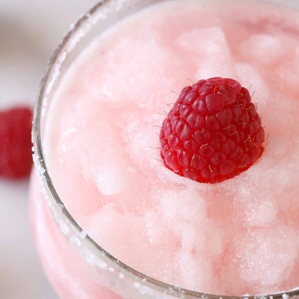 Raspberry Acai Frozen Margarita by Nutmeg Nanny