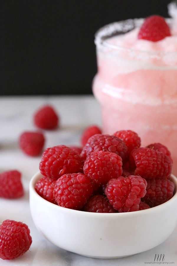 Raspberry Acai Frozen Margarita by Nutmeg Nanny