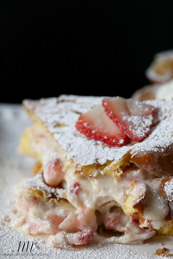 Strawberry Mascarpone Stuffed French Toast by Nutmeg Nanny