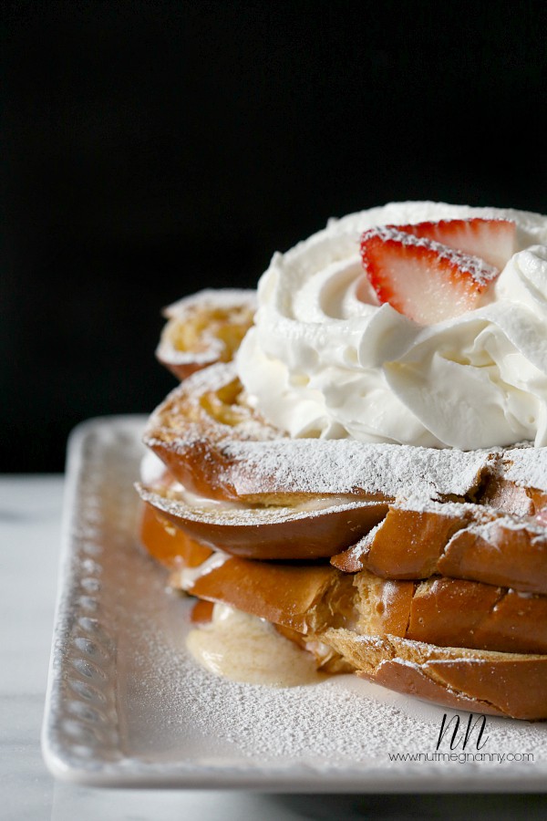 Strawberry Mascarpone Stuffed French Toast by Nutmeg Nanny