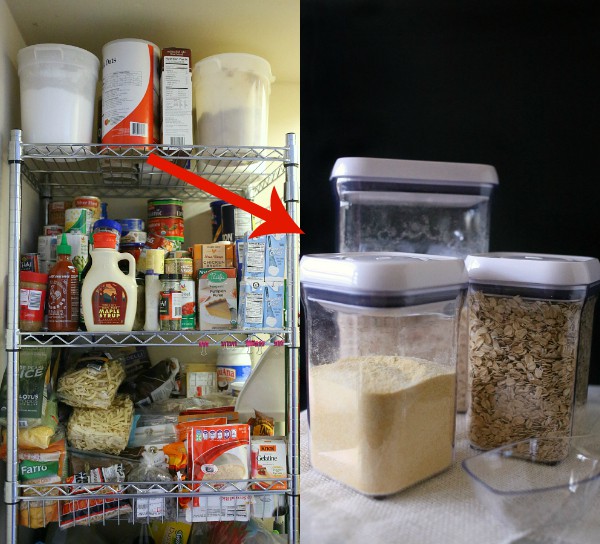 Pantry Organization via Nutmeg Nanny