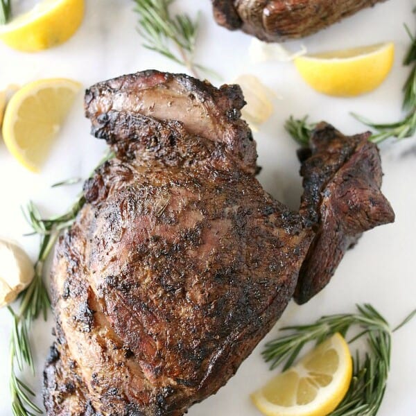 Grilled Marinated Lamb Recipe by Nutmeg Nanny