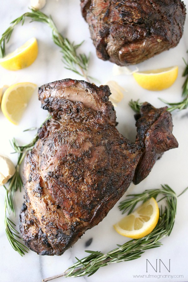 Grilled Marinated Lamb Recipe by Nutmeg Nanny