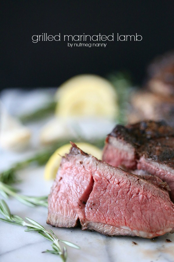 Grilled Marinated Lamb Recipe by Nutmeg Nanny