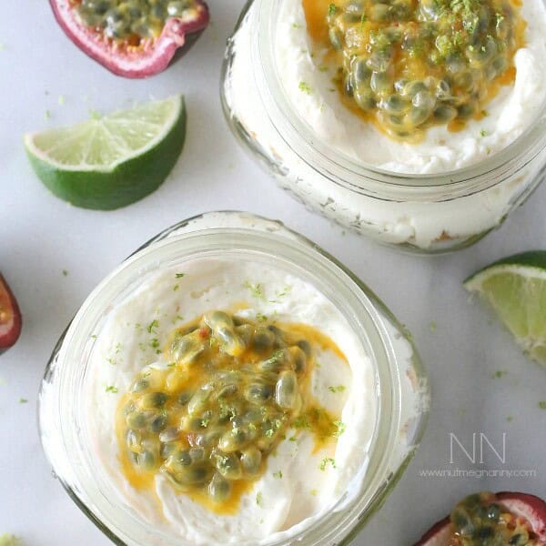 No Bake Passion Fruit Cheesecake Recipe by Nutmeg Nanny