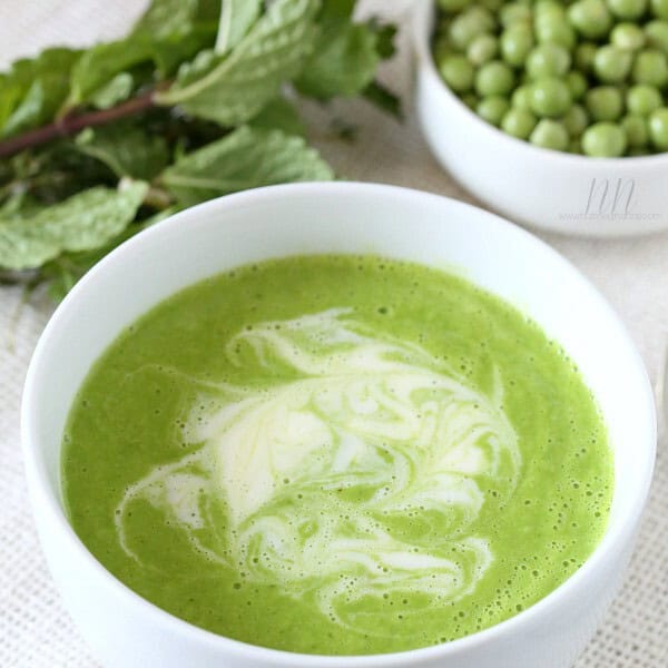 Spring Pea Soup by Nutmeg Nanny #KitchenCreativity