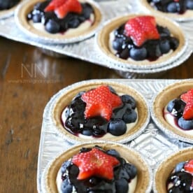 No Bake Blueberry Cheesecake by Nutmeg Nanny