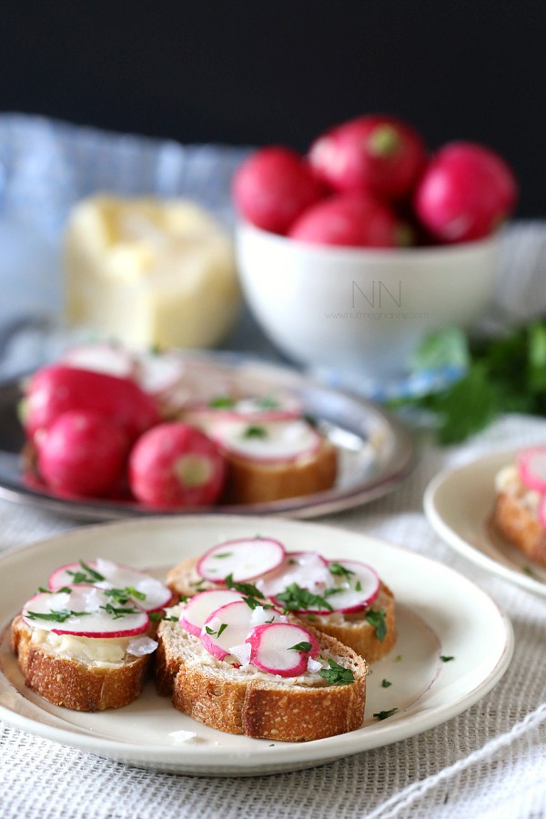 Radish and Butter Bites by Nutmeg Nanny
