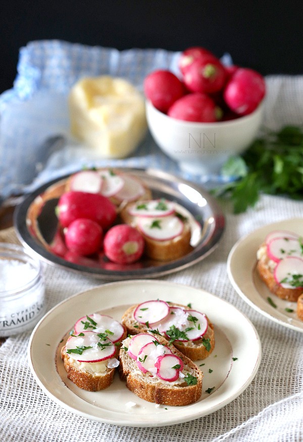 Radish and Butter Bites by Nutmeg Nanny