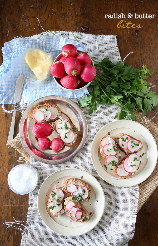 Radish and Butter Bites by Nutmeg Nanny