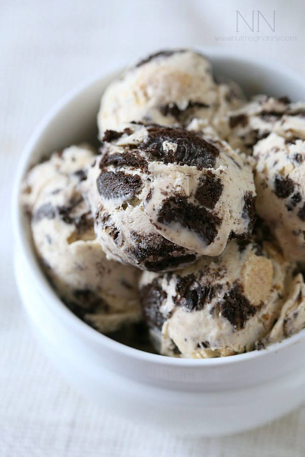 Peanut Butter Oreo Ice Cream by Nutmeg Nanny