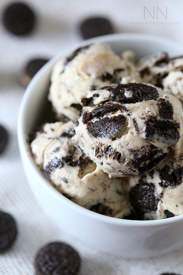 Peanut Butter Oreo Ice Cream by Nutmeg Nanny