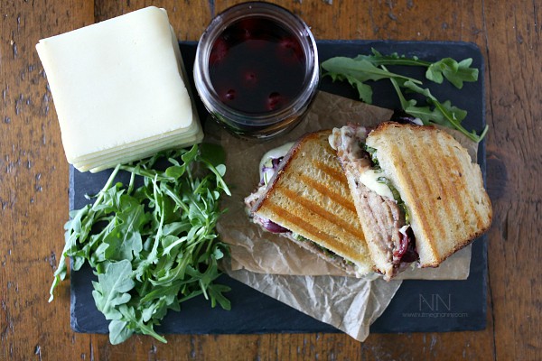 Roast Pork and Pickled Cherry Panini by Nutmeg Nanny