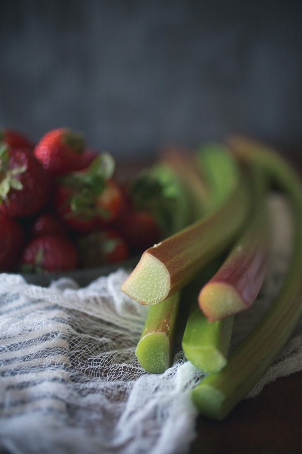 These buckwheat crepes with strawberry rhubarb compote and vanilla creme fraiche are the perfect way to celebrate spring. Plus they are naturally gluten free!