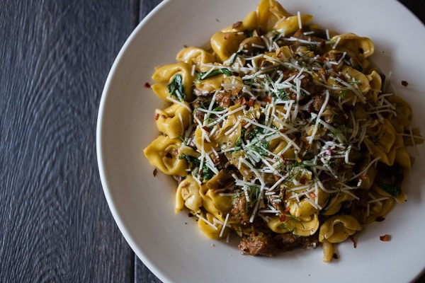 This creamy sausage mushroom fennel tortellini is packed full of all your favorite Italian flavors. Ready in just 45 minutes and perfect for the weeknight dinner rush.