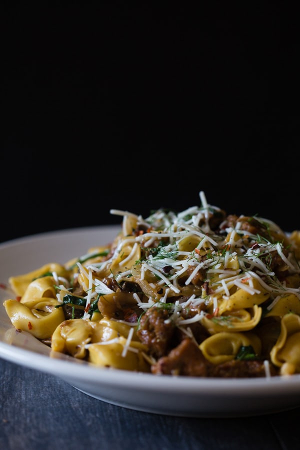 This creamy sausage mushroom fennel tortellini is packed full of all your favorite Italian flavors. Ready in just 45 minutes and perfect for the weeknight dinner rush.