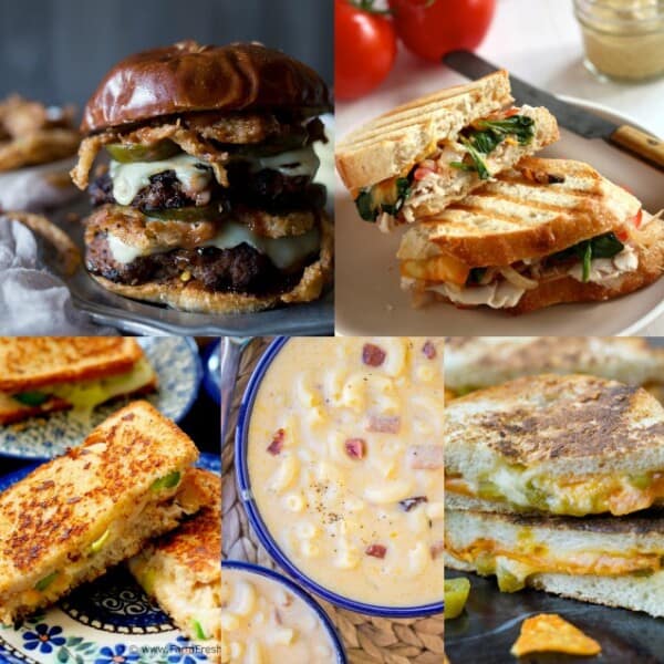This cheesy round-up gives you 20 totally delicious cheesy dishes. From appetizer to main course I have you covered. It's time to give into the cheese!