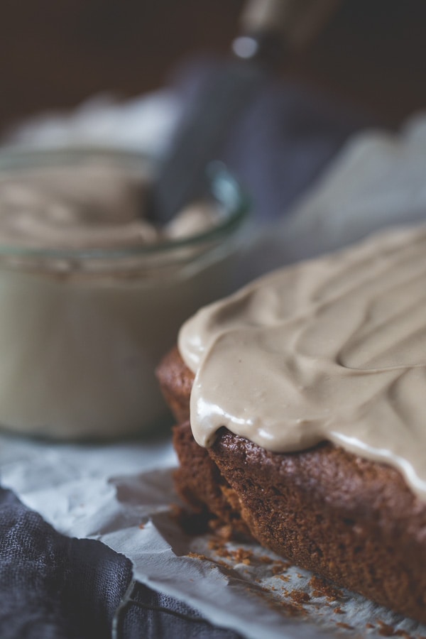 This maple cake with maple cream cheese frosting is the perfect way to welcome fall. Full of maple syrup flavor and topped with the most creamy maple frosting of all time!