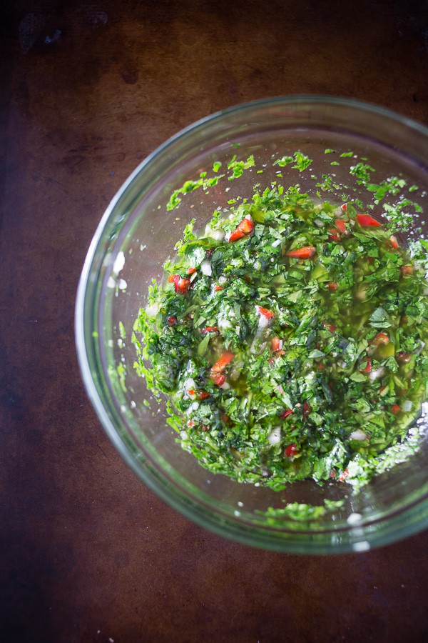 This chimichurri crispy chicken is the perfect weeknight dinner. Ready in just about 30 minutes and PACKED full of flavor. 