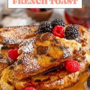 Irish Soda Bread French Toast pin for Pinterest.