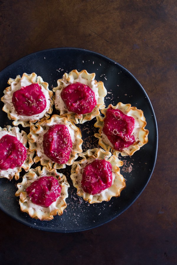 These chocolate raspberry French silk pie bites are the perfect holiday treat. 100% no bake and full of rich chocolate flavor and tart raspberry sweetness. You're going to love these 1 bite treats!