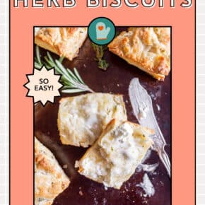 Herb Biscuits pin for Pinterest.