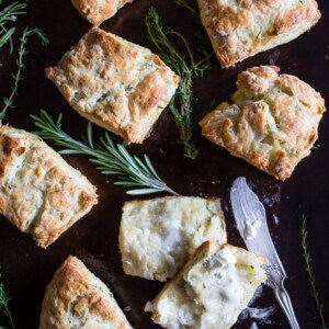 These super simple homemade herb biscuits are delicious when served warm with lots of butter and a drizzle (or two!) of sweet Truvia Nectar. If you have never made biscuits before you'll in awe at how easy they are to make!