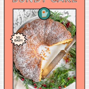 Cream Sherry Bundt Cake for Pinterest.