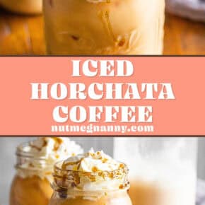 Horchata Coffee pin for Pinterest.