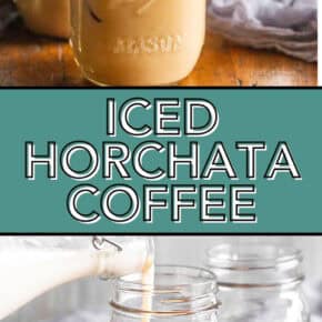 Horchata Coffee pin for Pinterest.