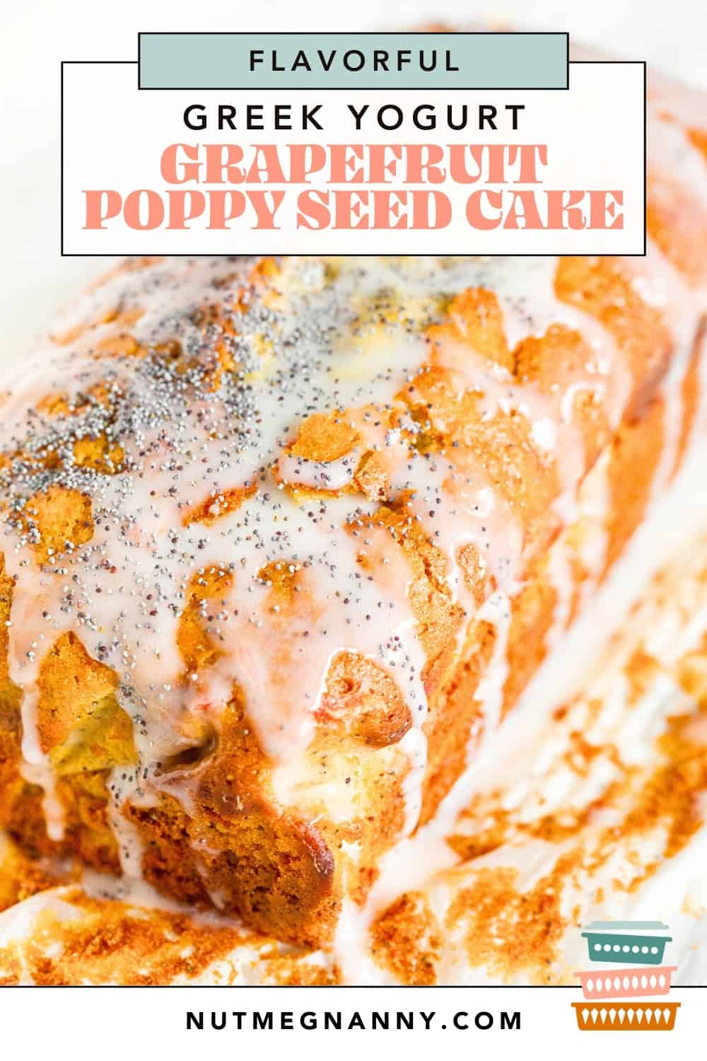 Grapefruit Poppy Seed Cake pin for Pinterest. 