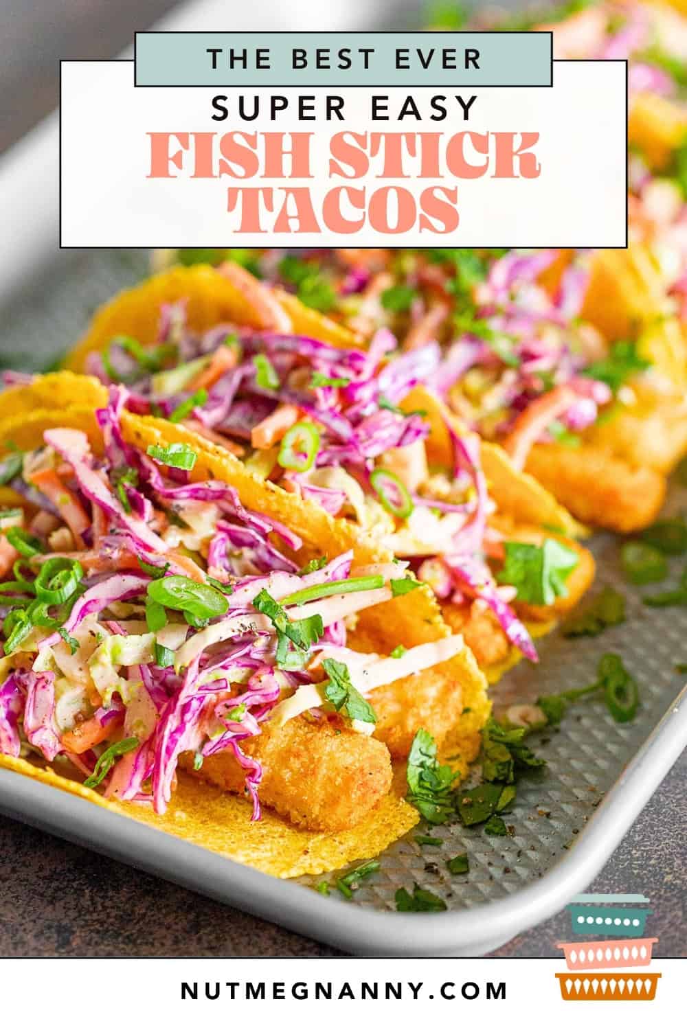 Easy Fish Tacos pin for Pinterest.