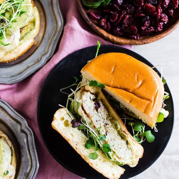 These cranberry pesto chicken burgers are packed full of flavor and the perfect balance of sweet and savory. You'll love how easy these burgers are to make and they pair perfectly with all your summer bbq favorite side dishes. Plus they're ready in just 30 minutes!