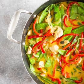 Green Chicken Curry pin for Pinterest.