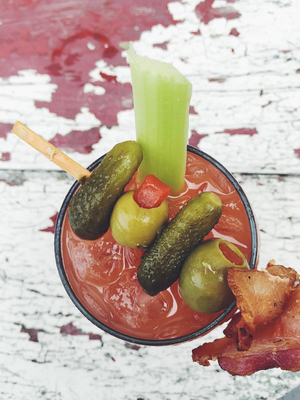 Summer Maine Travel Guide - Kennebunkport Salt & Honey bloody mary