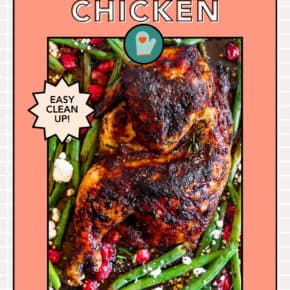 Sheet Pan Balsamic Chicken pin for Pinterest
