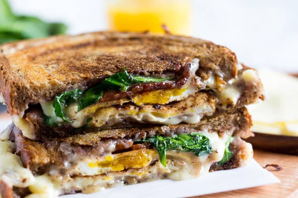 This bacon egg and cheese cranberry sauce breakfast sandwich is the perfect addition to your morning routine. There is so much flavor packed into this sandwich you'll be wondering why you haven't been making it your whole life.