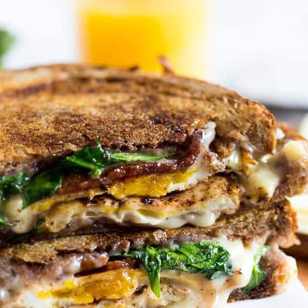 This bacon egg and cheese cranberry sauce breakfast sandwich is the perfect addition to your morning routine. There is so much flavor packed into this sandwich you'll be wondering why you haven't been making it your whole life. 