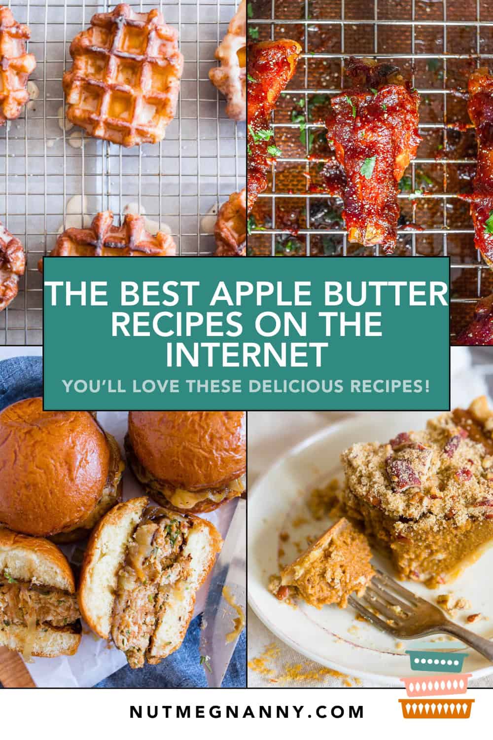 Apple Butter Recipe Roundup pin for Pinterest. 