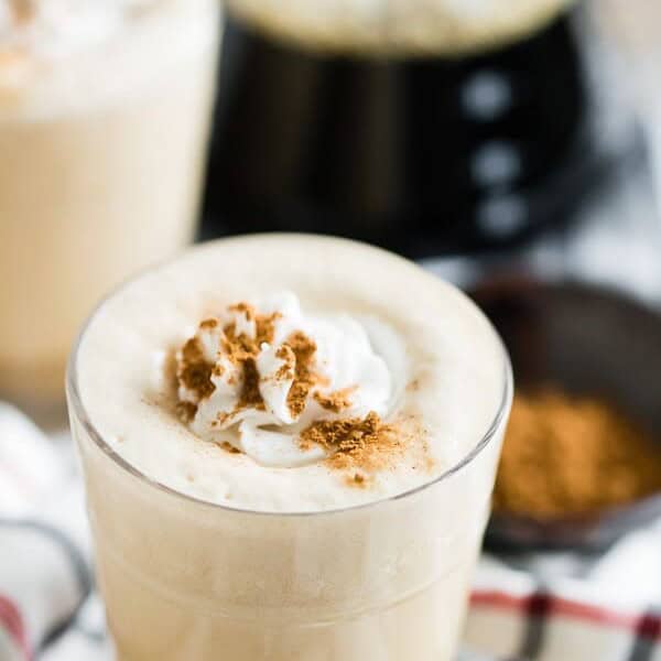 This Dunkin’ Donuts® Pumpkin Spice coffee protein shake is the perfect breakfast meal or an afternoon pick-me-up. Made with super flavorful pumpkin spice coffee mixed with protein powder, high protein skim milk and topped with whipped cream and a dash of pumpkin pie spice.