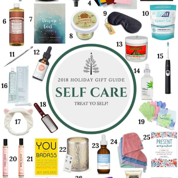 2018 Self Care Gift Guide from Nutmeg Nanny - all the gifts you need to TREAT YO SELF!