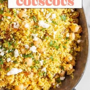 Moroccan Couscous pin for Pinterest.