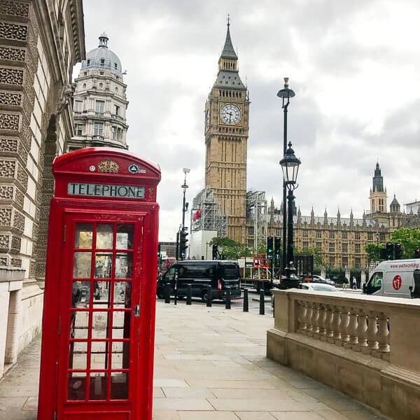 big ben and traditional red telephone booth london travel guide
