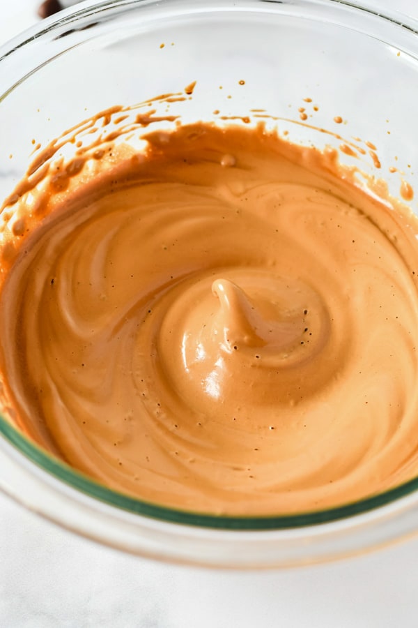 pumpkin spice whipped coffee in a bowl