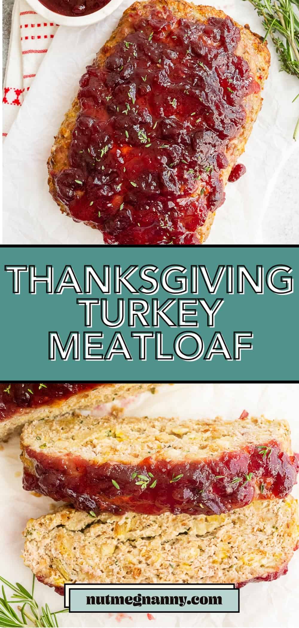 Thanksgiving Turkey Meatloaf pin