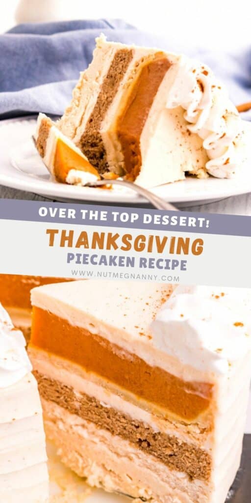 Thanksgiving Piecaken pin for pinterest.