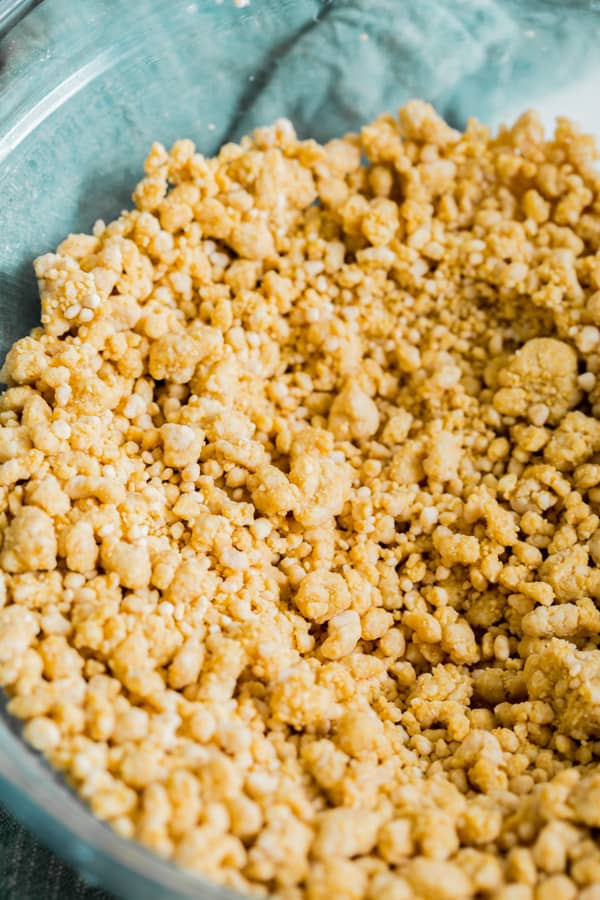 peanut butter nuggets for Amish Peanut Butter Pie. 
