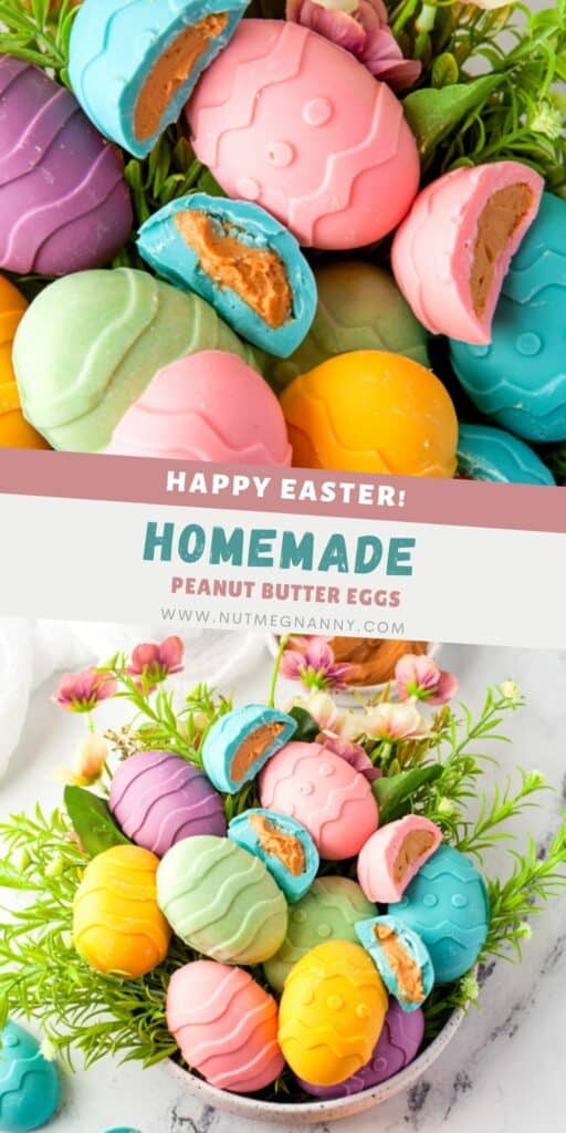 Peanut Butter Eggs pin for Pinterest. 