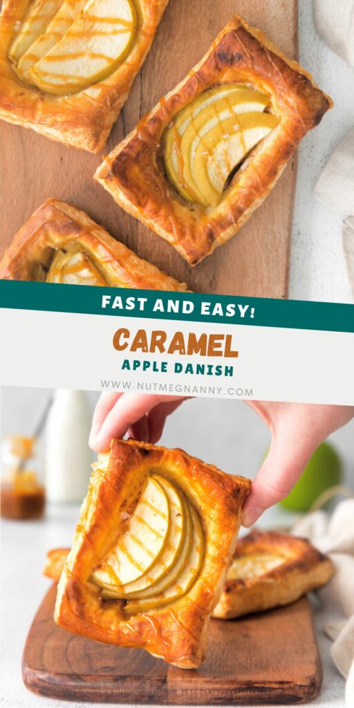 Caramel Apple Danish pin for Pinterest.