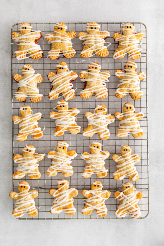 Mummy Hand Pies glazed. 